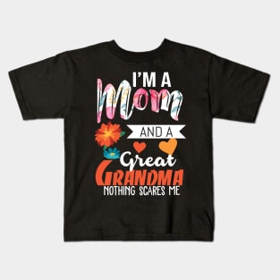 lovely mom and grandma mothers day mommy mama gift Kids T-Shirt
